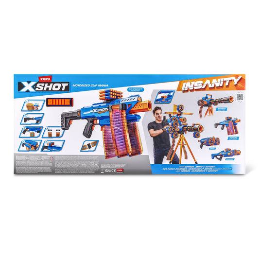 X-SHOT 1 model, arma de jucarie, Insanity Clip Mania, 24 - Imagine 3 [ps:c1aa4faa-3bd3-471a-a051-9308a9278838]