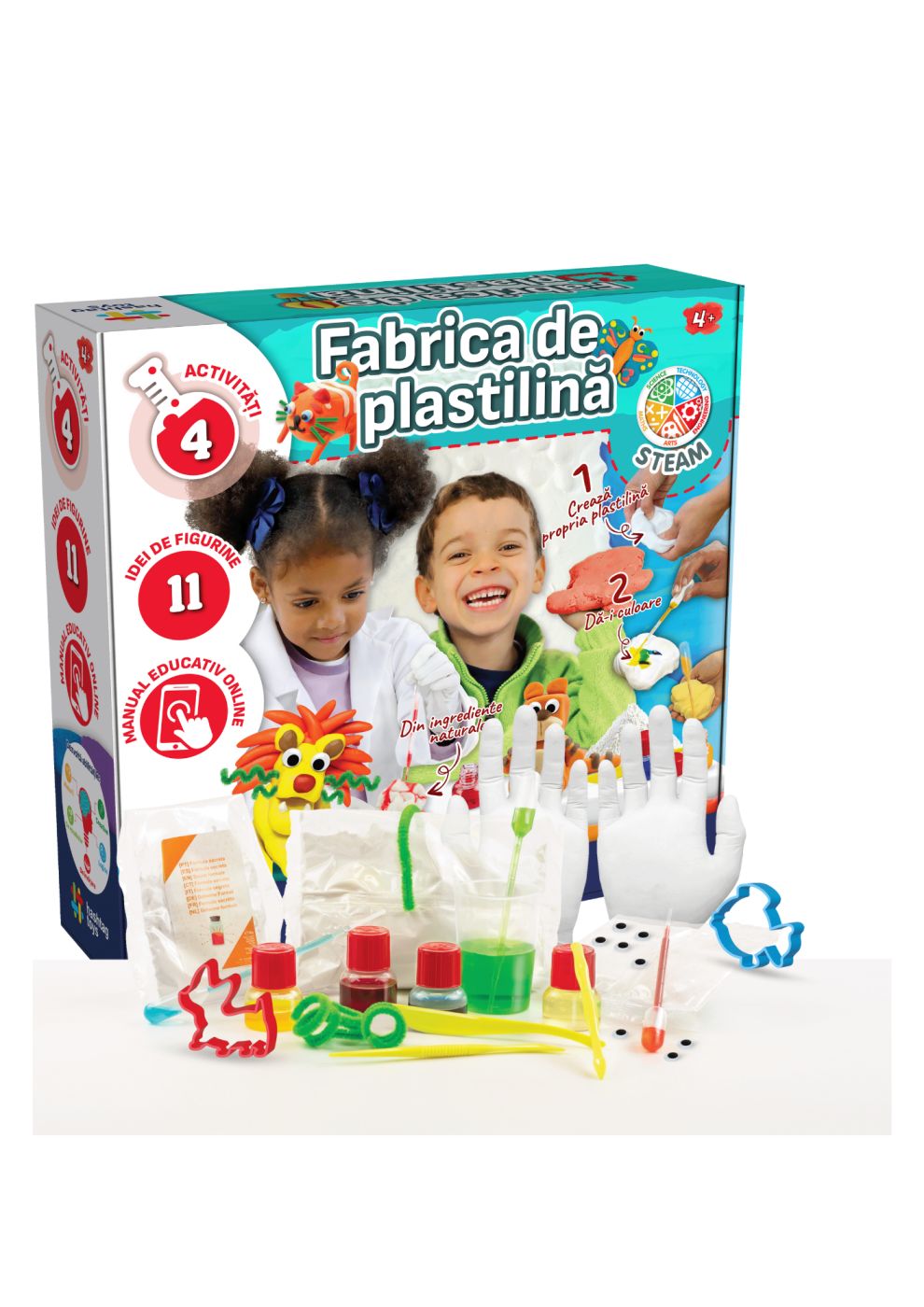 SET FABRICA DE PLASTILINA CU ANIMALE VIVA TOYS - Imagine 4 [ps:ec6102d6-db35-4aaf-9997-4fa04088408c]