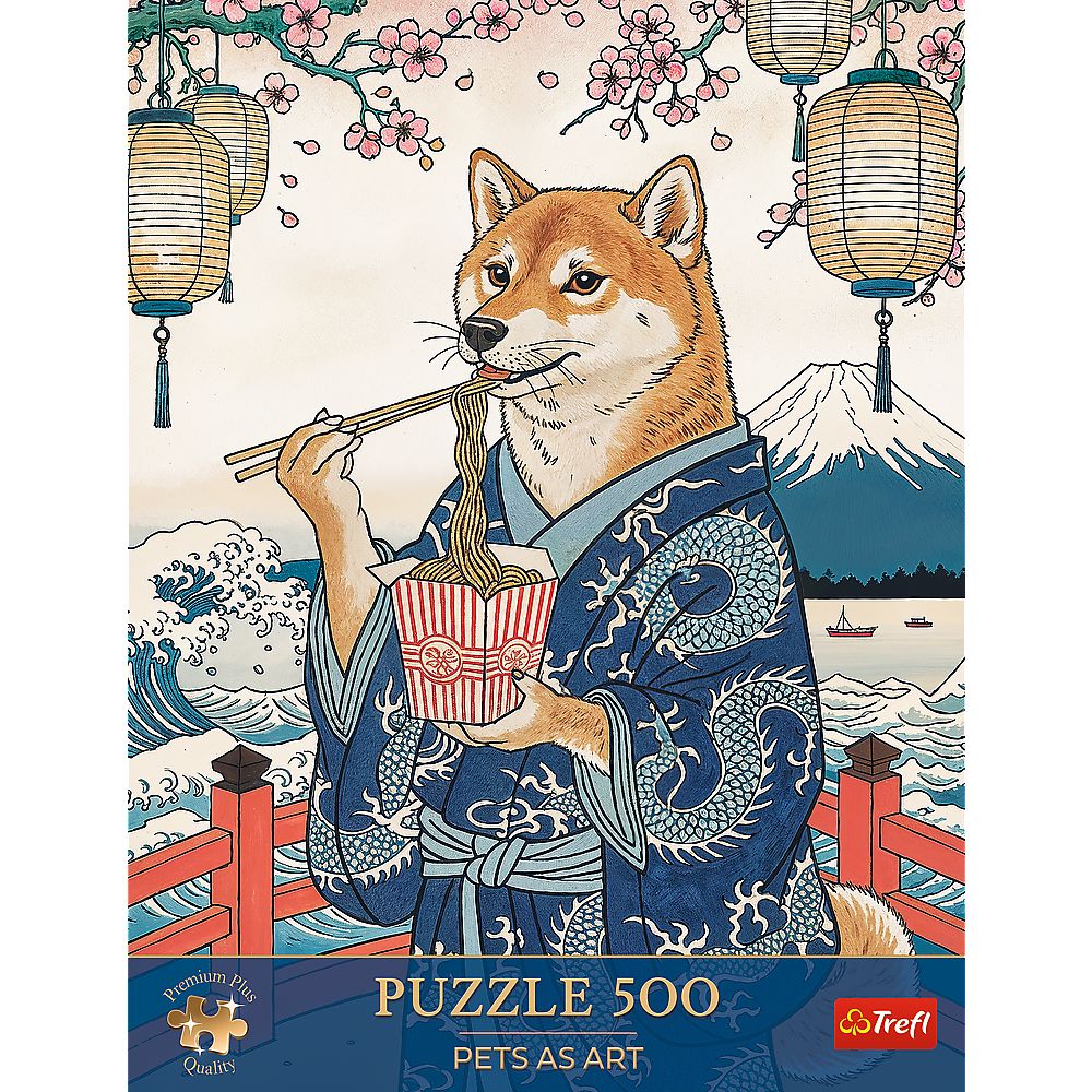 PUZZLE TREFL 500 PREMIUM PLUS PETS AS ART MEDITATIA CU - Default Title (2) [ps:10e3db7f-a2f2-489e-8320-ad0ae76890f3]