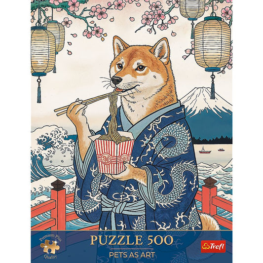 PUZZLE TREFL 500 PREMIUM PLUS PETS AS ART MEDITATIA CU - Default Title (2) [ps:10e3db7f-a2f2-489e-8320-ad0ae76890f3]