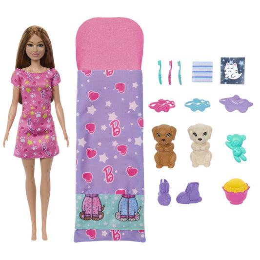 BARBIE PAPUSA BARBIE FAMILY SET PETRECERE CU 2 CATELUSI - Imagine 2 [ps:4ae3f373-6ba8-45ba-a381-a5d4cdc63092]