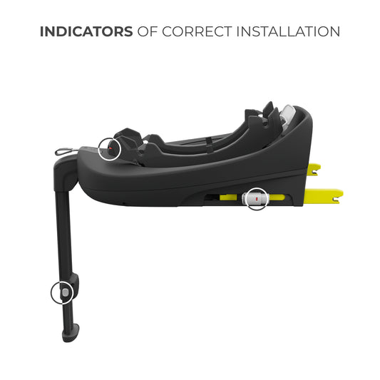 BAZA ISOFIX 360 KINDERKRAFT ENDURA SAFE FX, BLACK - Imagine 3 [ps:07e61ed0-d8d2-4b24-a83f-bc9755beab70]