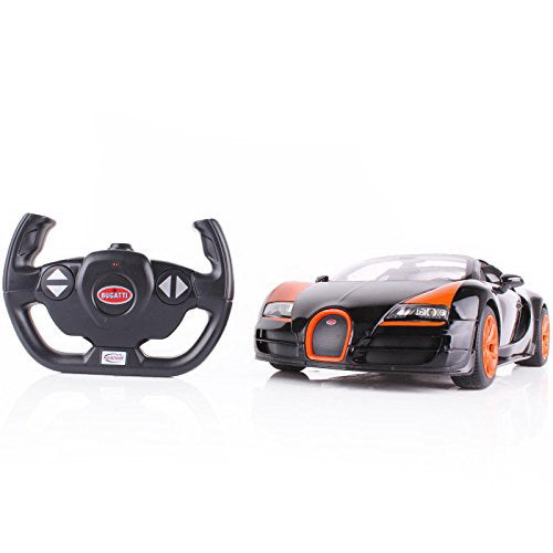 MASINA CU TELECOMANDA BUGATTI GRAND SPORT VITESSE NEGRU CU SCARA 1 LA 14 [ps:7d16e246-9d6e-422c-80c4-ca2ad4cc2f53]