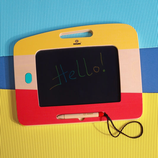 Tabla Magica din Lemn cu Ecran LCD Svoora - Jucarie Creativa - Default Title (2) [ps:5882c8c2-f327-4a91-9701-d321afae7d16]