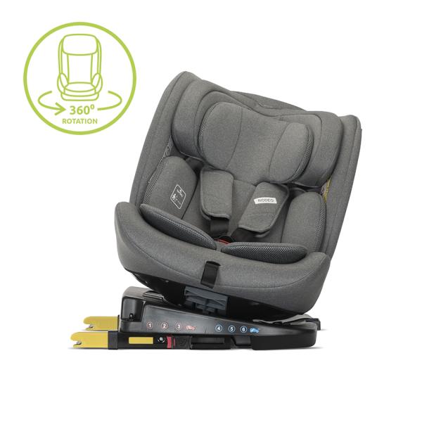 Scaun Auto Lorelli Rodeo i-Size, Rotativ, 0 luni-12 ani - Grey (2) [ps:4e4f573d-19ec-4ff7-bf78-bfca00787a38]