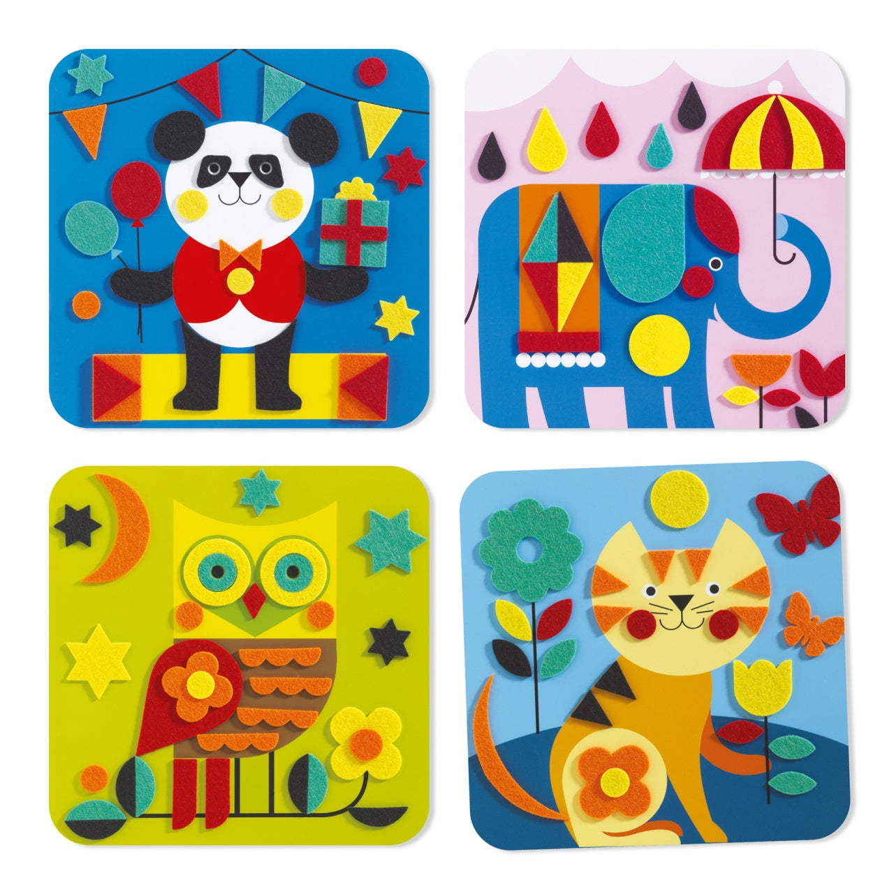 Tablouri cu fetru Animale, Djeco - Imagine 5 [ps:643f2a55-c328-4052-b556-2e3b4a7a56e6]
