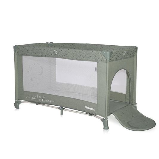 Pătuț Pliabil Lorelli Noemi, 1 Nivel, Mellow Rose Star - Iceberg Green Star (2) [ps:137e3e30-b764-4ea4-93e5-bd2f8bf282ac]