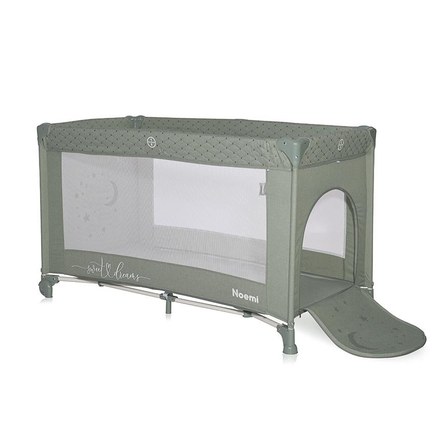Pătuț Pliabil Lorelli Noemi, 1 Nivel, Mellow Rose Star - Iceberg Green Star (2) [ps:137e3e30-b764-4ea4-93e5-bd2f8bf282ac]