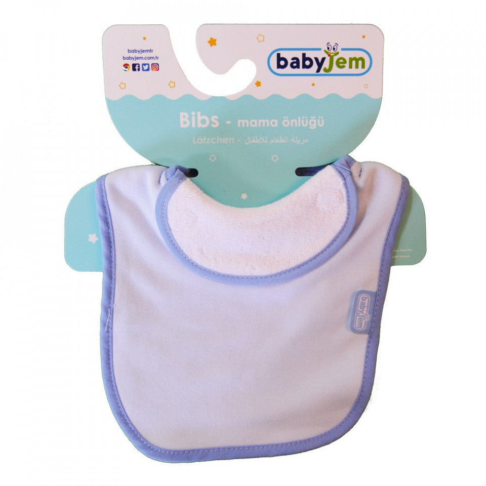 Baveta captusita din bumbac BabyJem (Culoare: Bej) [ps:ee032e99-d5c7-4a7f-b32b-7524dff5ea42]