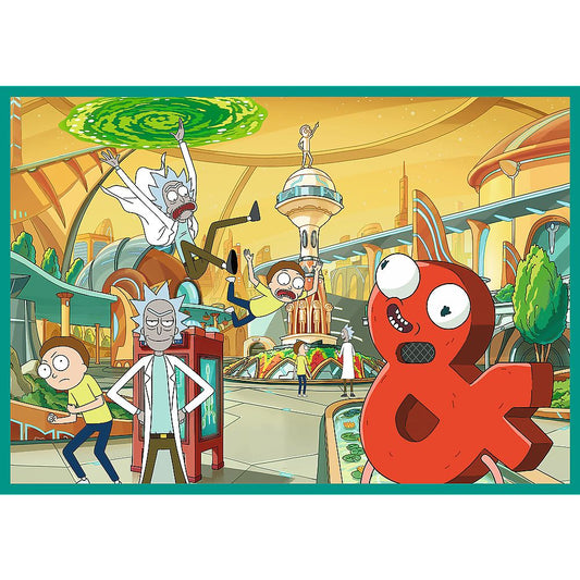 PUZZLE TREFL 4X250 LUMEA INTORTOCHEATA A LUI RICK SI MORTY - Imagine 3 [ps:1aae3453-49c1-42c2-880b-8f6270134540]