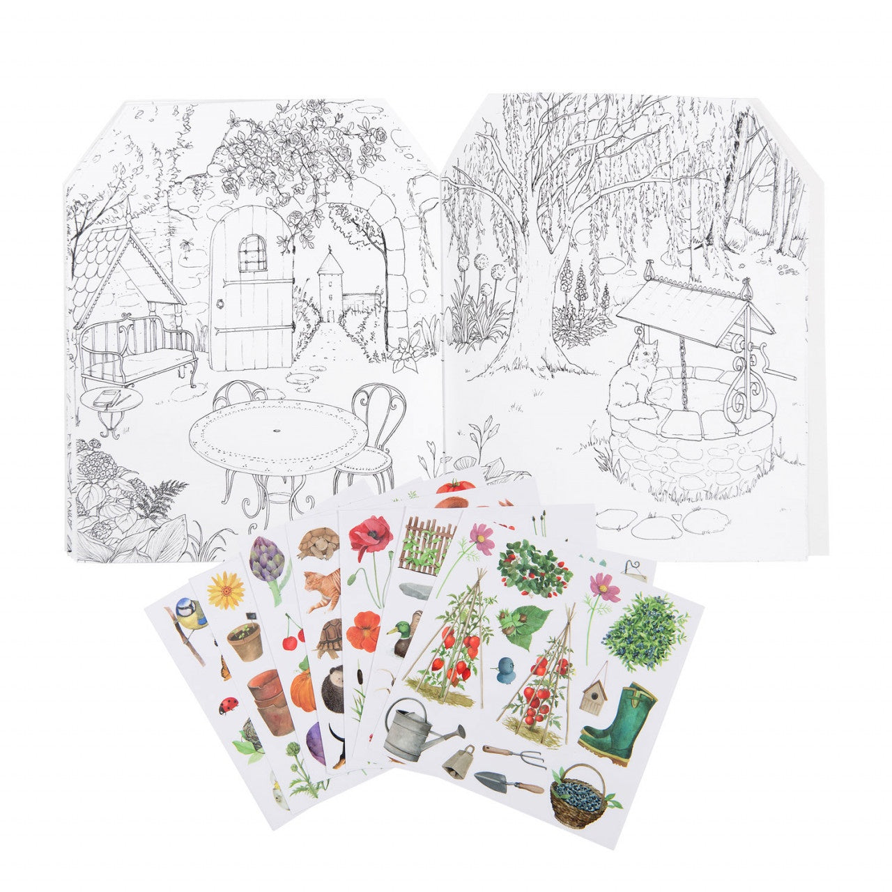 Carte de colorat cu stickere Cartea Gradinarului, Moulin - Imagine 3 [ps:937ee0e7-709e-47e6-bef6-7f58bd34b87b]