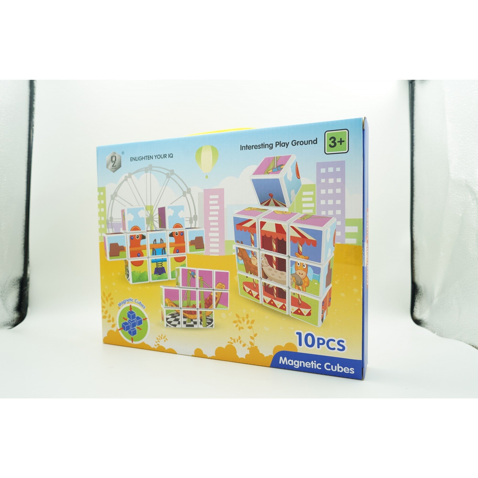 Cuburi Magnetice Flippy, 10 Piese, Puzzle Parc Distracții - Default Title (2) [ps:67956ef1-91f3-4b56-9251-8fc42b3e44c9]