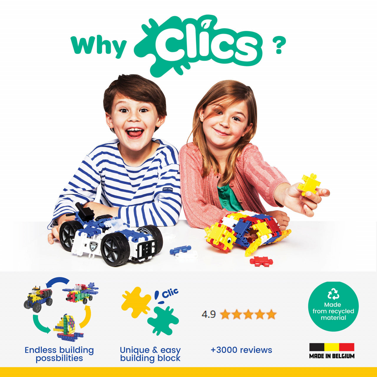 Set Clics de construit 15 in 1 Clicstoys - Imagine 4 [ps:cbcc5f25-0227-48b3-992b-89e27fb7226b]