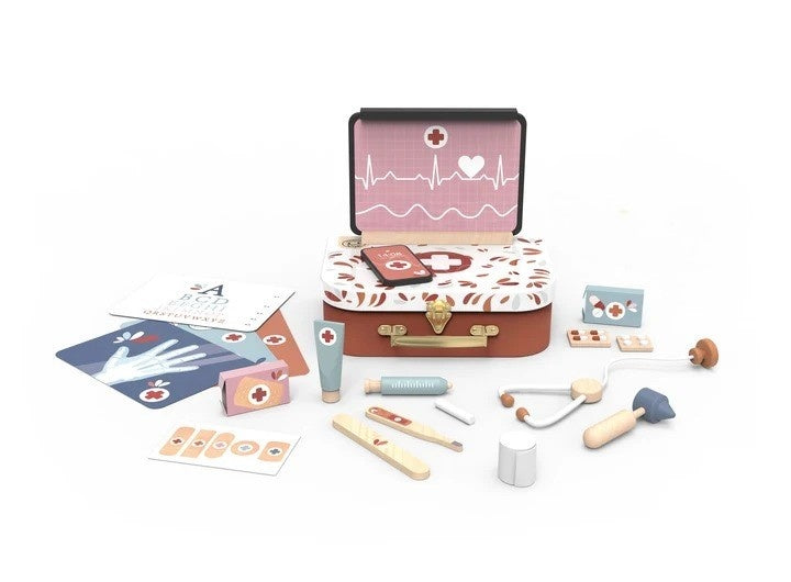 Trusa Medicala din Lemn Speedy Monkey - Jucarie de Rol - Default Title (2) [ps:707a1960-1140-4886-98a2-ed354efcb377]