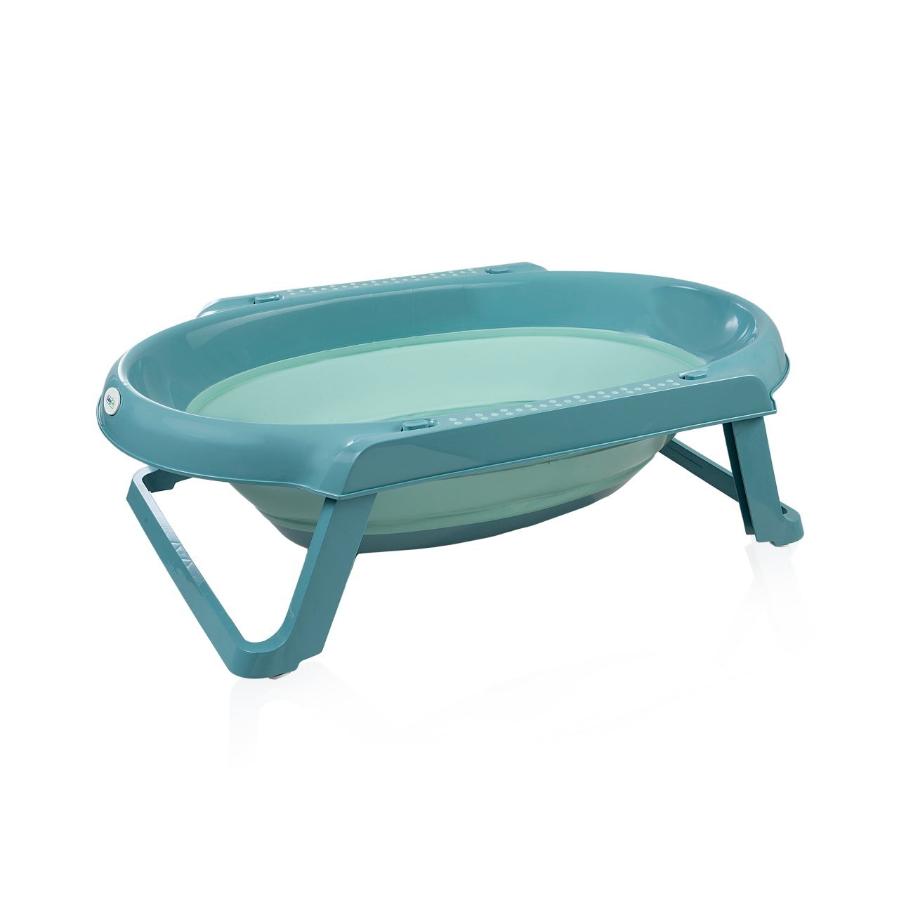 Set cadita pliabila de baie Babyjem, 5 piese, turcoaz - Turcoaz