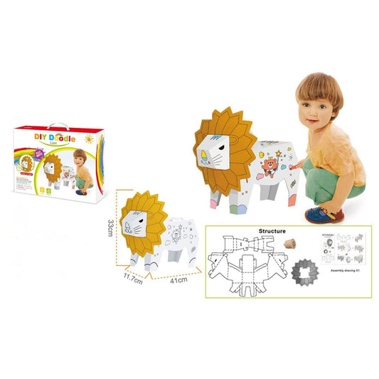 Puzzle 3D Leu de Asamblat și Colorat Flippy, 3+ ani - Default Title (2) [ps:2f35d988-0dd1-4ec2-a504-39c32b010f5f]
