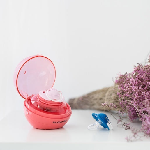 Sterilizator UV pentru suzete Duccio, roz, Suavinex - Roz