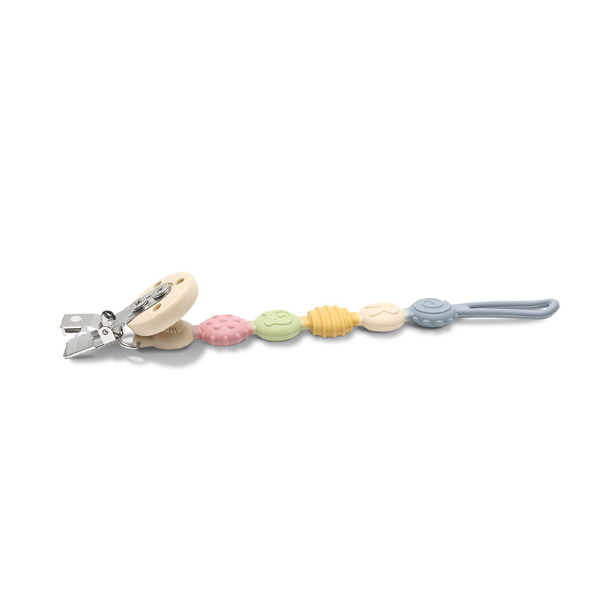 Lanț Suzetă Silicon Lorelli, Clips Prindere, Blue Mix - Blue Mix (2) [ps:9f1584ee-214a-48ab-ac8a-36a292e60442]