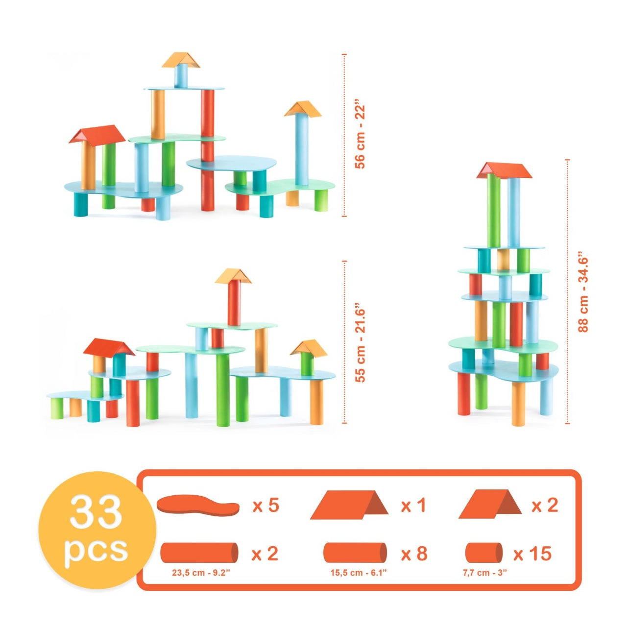 Joc de construit Tubulo, Djeco - Imagine 5 [ps:9eba10a6-a8d4-4da7-b9b2-88a7aba9fb2f]