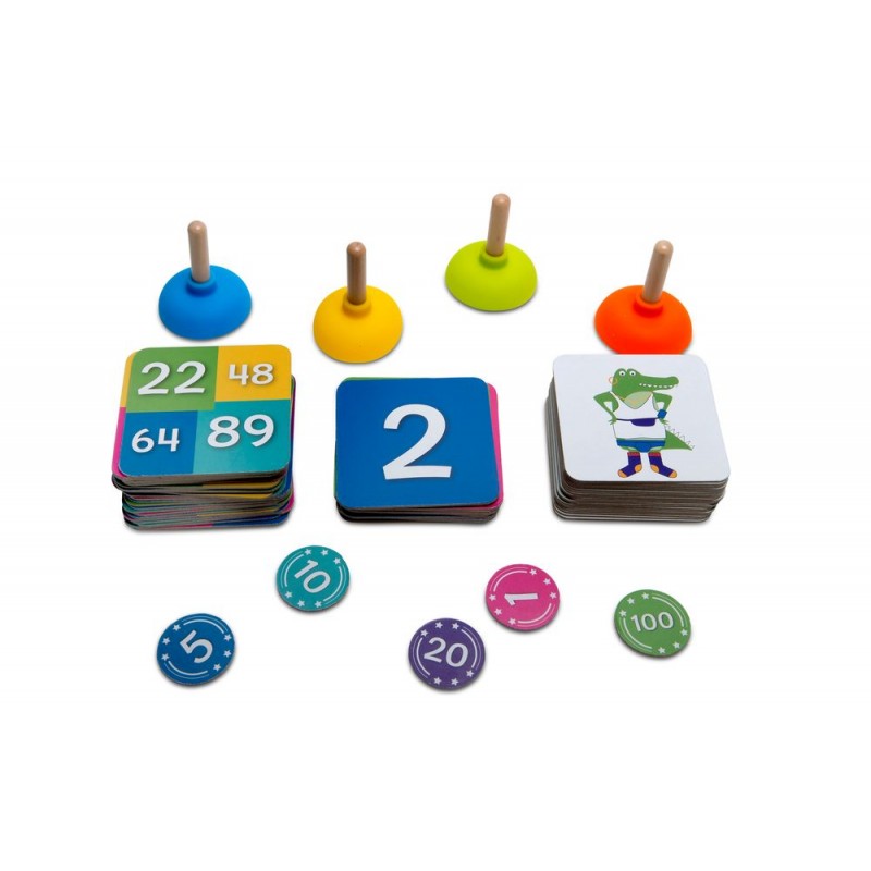 Joc matematic Tinutele crocodilului, BS Toys [ps:6634bc89-7d00-4865-b013-704b72c10512]