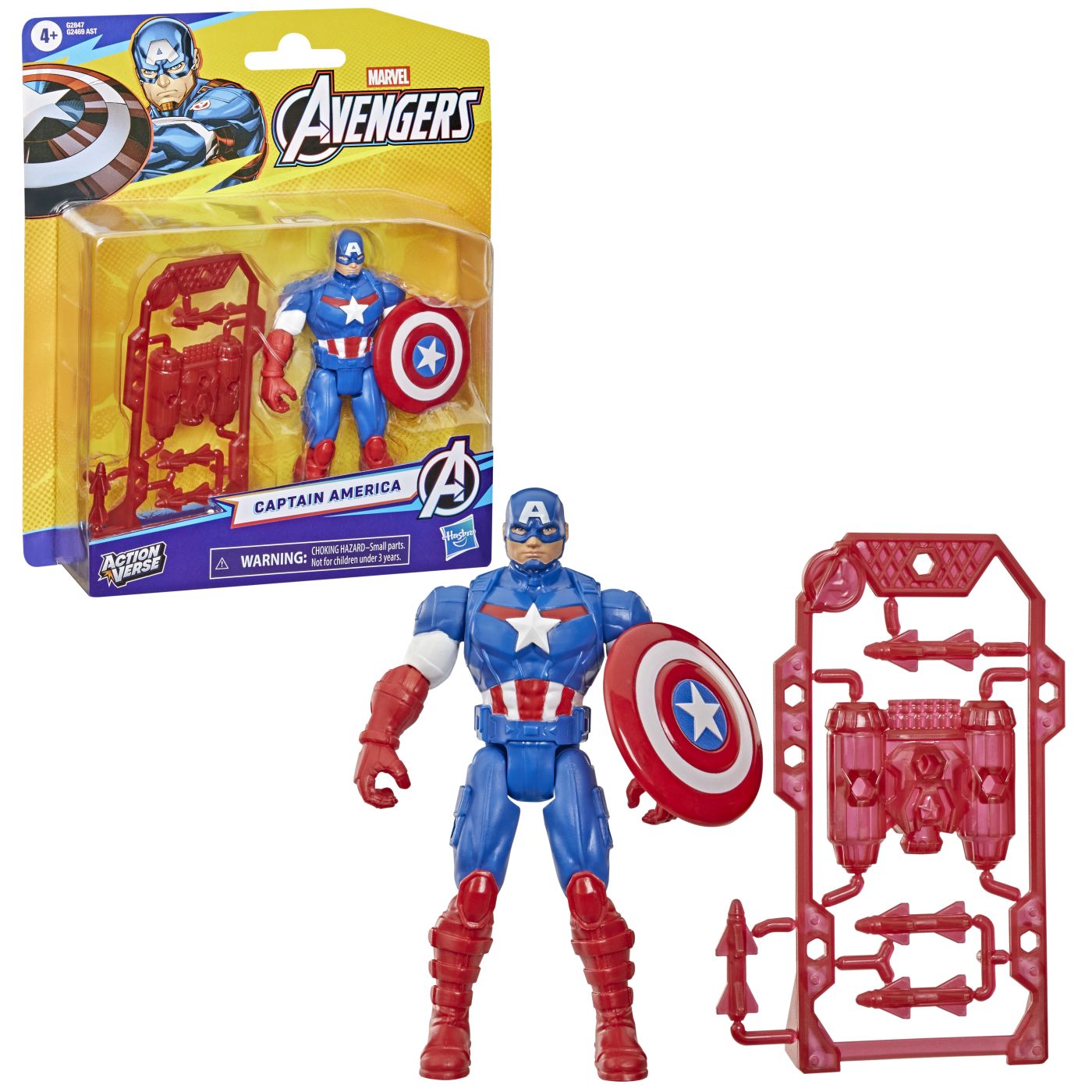 MARVEL AVENGERS ACTION VERS SET FIGURINA CAPTAIN AMERICA SI ACCESORII 11.4CM [ps:046b6d1a-41e7-4f1b-ba7f-efb4443446a5]