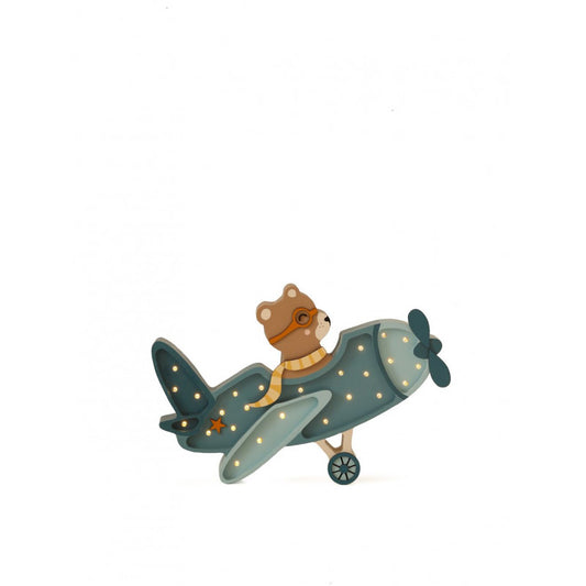 Lampa LITTLE LIGHTS Aeroplan, Denim Blue [ps:b6cf9d5b-27cc-4fcc-8b59-769fb8de7fd1]
