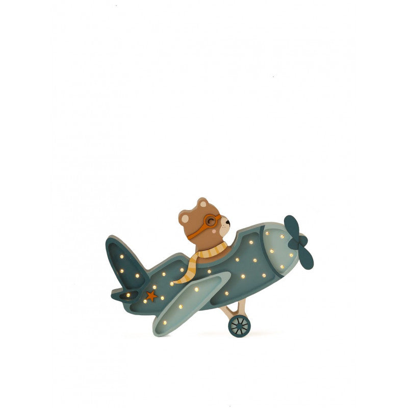 Lampa LITTLE LIGHTS Aeroplan, Denim Blue [ps:b6cf9d5b-27cc-4fcc-8b59-769fb8de7fd1]