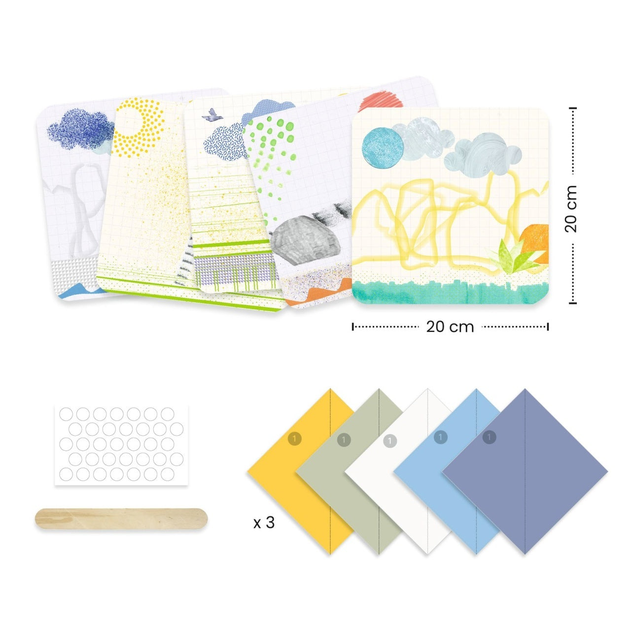 Joc creativ origami Jungla vesela, Djeco - Imagine 3 [ps:1ebb5885-041b-4eff-a666-1e5d74c5d495]