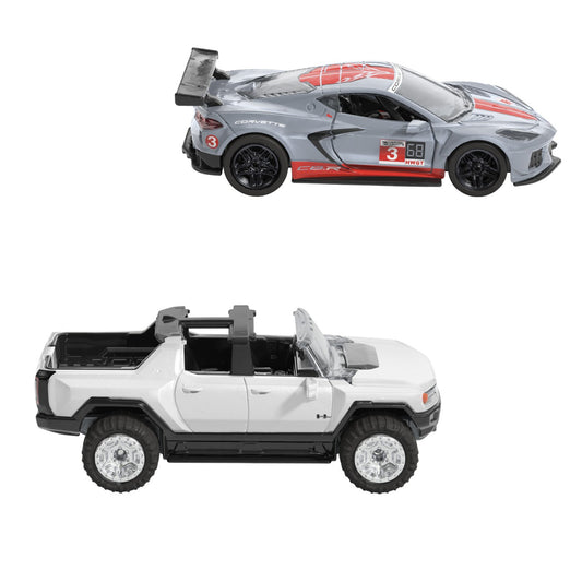 HOT WHEELS SET 2 MASINUTE METALICE PULL BACK GMC HUMMER - Imagine 3 [ps:6b769cbf-7dd9-44a0-b53b-ec64e32a87b5]
