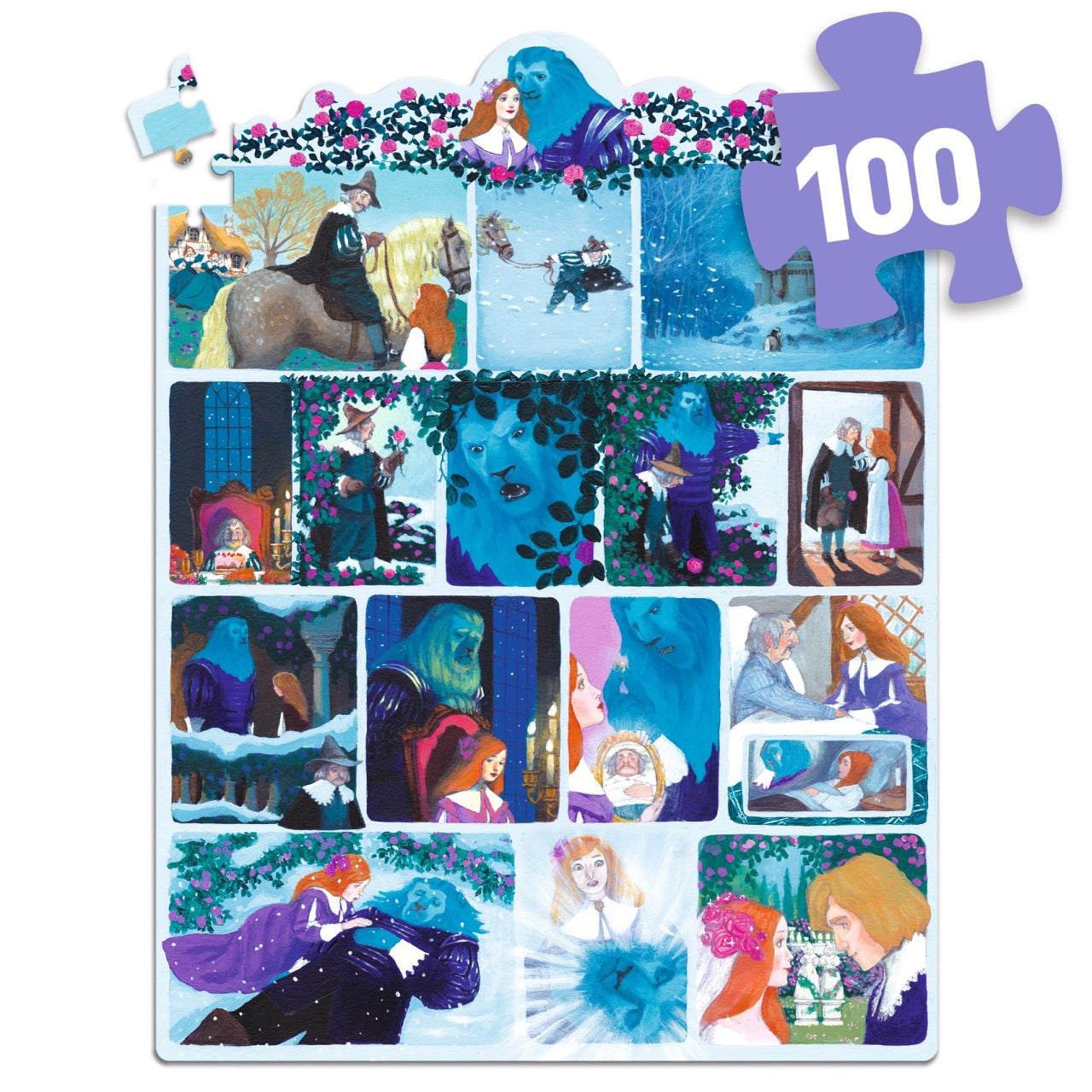 Puzzle poveste Frumoasa si bestia, Djeco - Imagine 2 [ps:7c01b0f8-cd17-4538-ae97-6e274fe7ef3b]