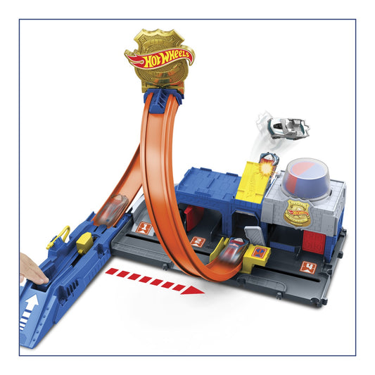 HOT WHEELS CITY SET DE JOACA SUPER STATIE DE POLITIE Mattel - Imagine 6 [ps:1d5ae24d-e9f2-49dc-90e6-c725cff85c42]