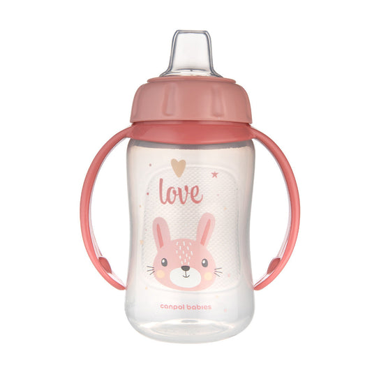Canpol Babies Cana Antrenament Silicon 320 ml Cute - Imagine 2 [ps:3eff9152-0329-47fd-bd49-6bfc3ab3ff90]