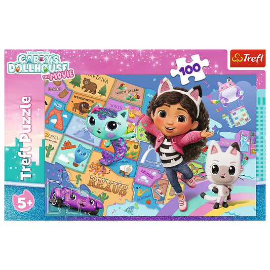 PUZZLE TREFL 100 GABBYS DOLLHOUSE PRIETENIA IN CASA - Imagine 3 [ps:4d1d3beb-2522-4463-9cb0-99e77b8b01b3]