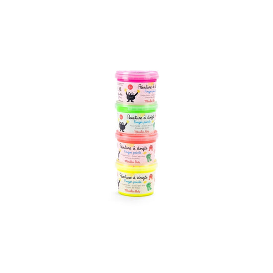 Acuarele 4 culori neon pentru pictat cu mana, Moulin Roty - Imagine 4 [ps:98e0944c-7327-4995-a607-d269e6945a04]