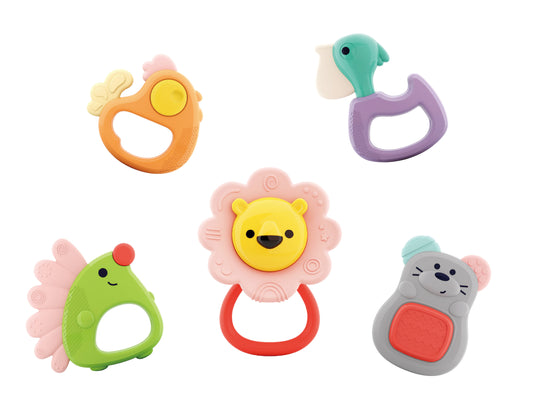 SET 5 JUCARII PENTRU DENTITIE IN CUTIE FOREST BABY - Imagine 2 [ps:80c907d7-33eb-45a0-8f1d-74f1ca0d2760]