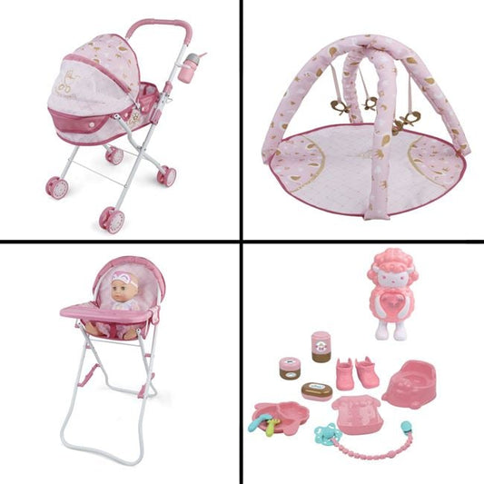 Papusa Bebelus cu Carut, Scaun Masa & Accesorii Jumbo - Default Title (2) [ps:d9a69b99-8090-4882-a262-6b035cd364a7]