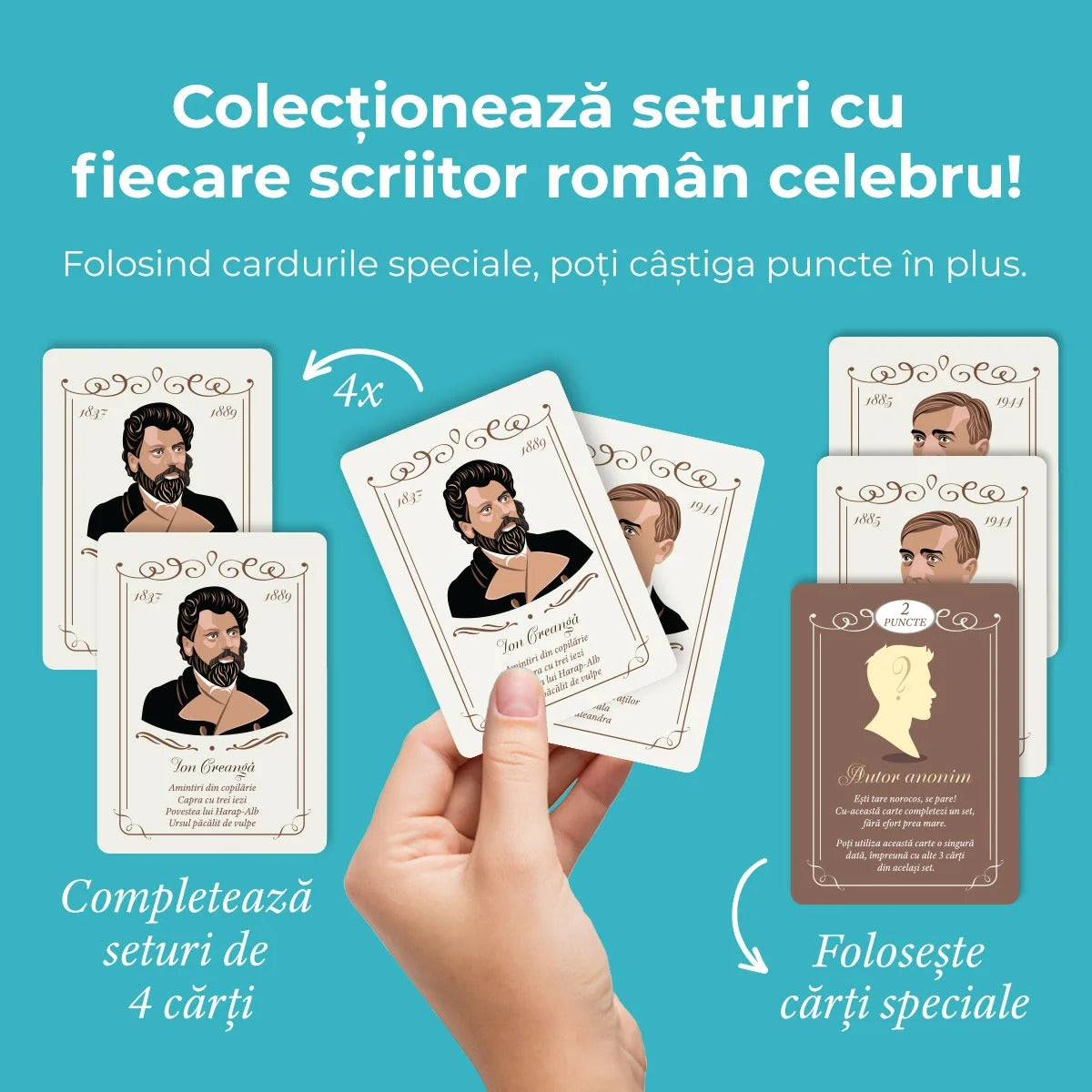 Cărți de Joc D-TOYS Scriitori Clasici - Set Educativ - Default Title (2) [ps:cae08135-fa01-437c-8f7c-4107638d01cb]
