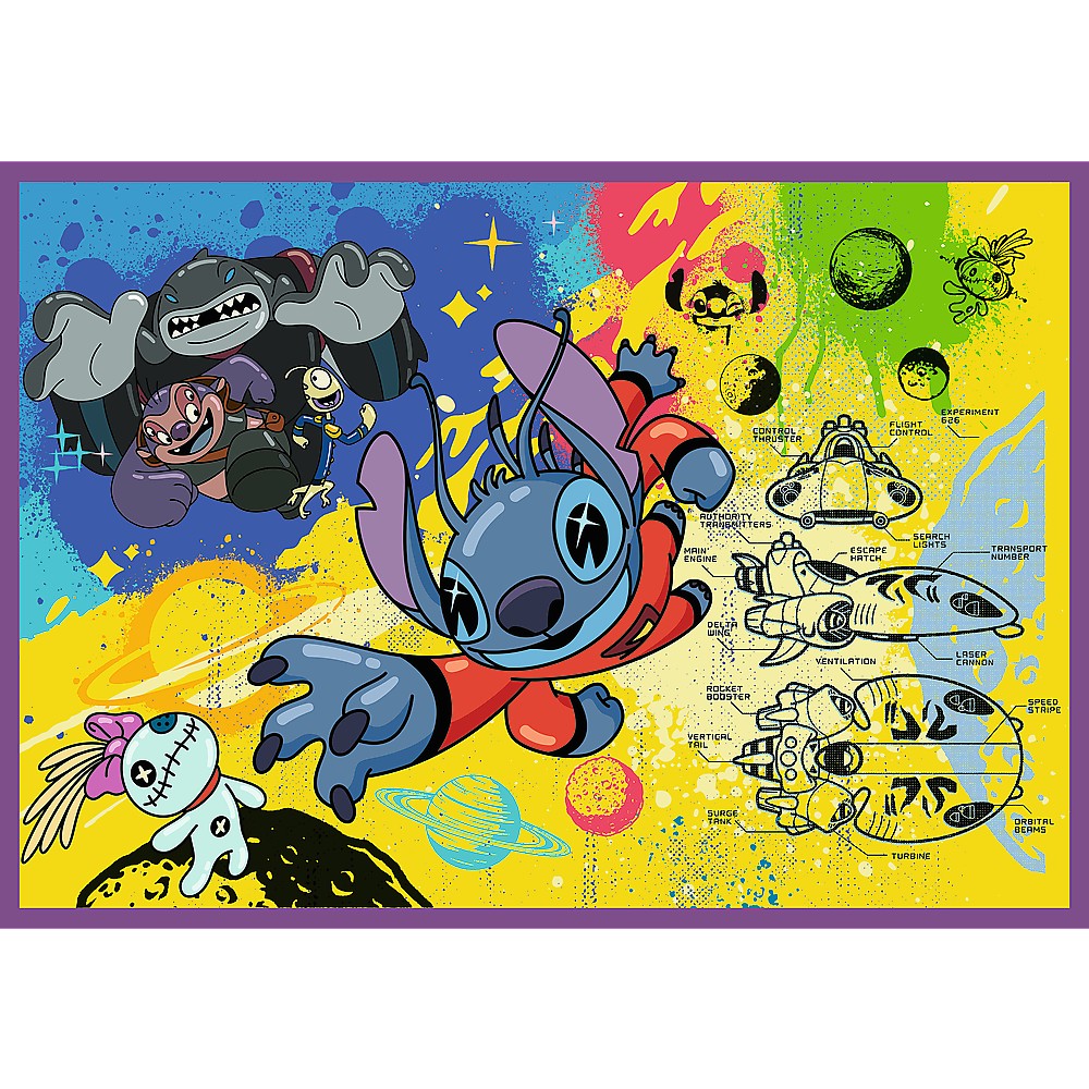 PUZZLE TREFL 4X250 DISNEY UIMITORUL STITCH - Imagine 5 [ps:73eff49f-9bf0-4742-860d-3838ecfcd63c]