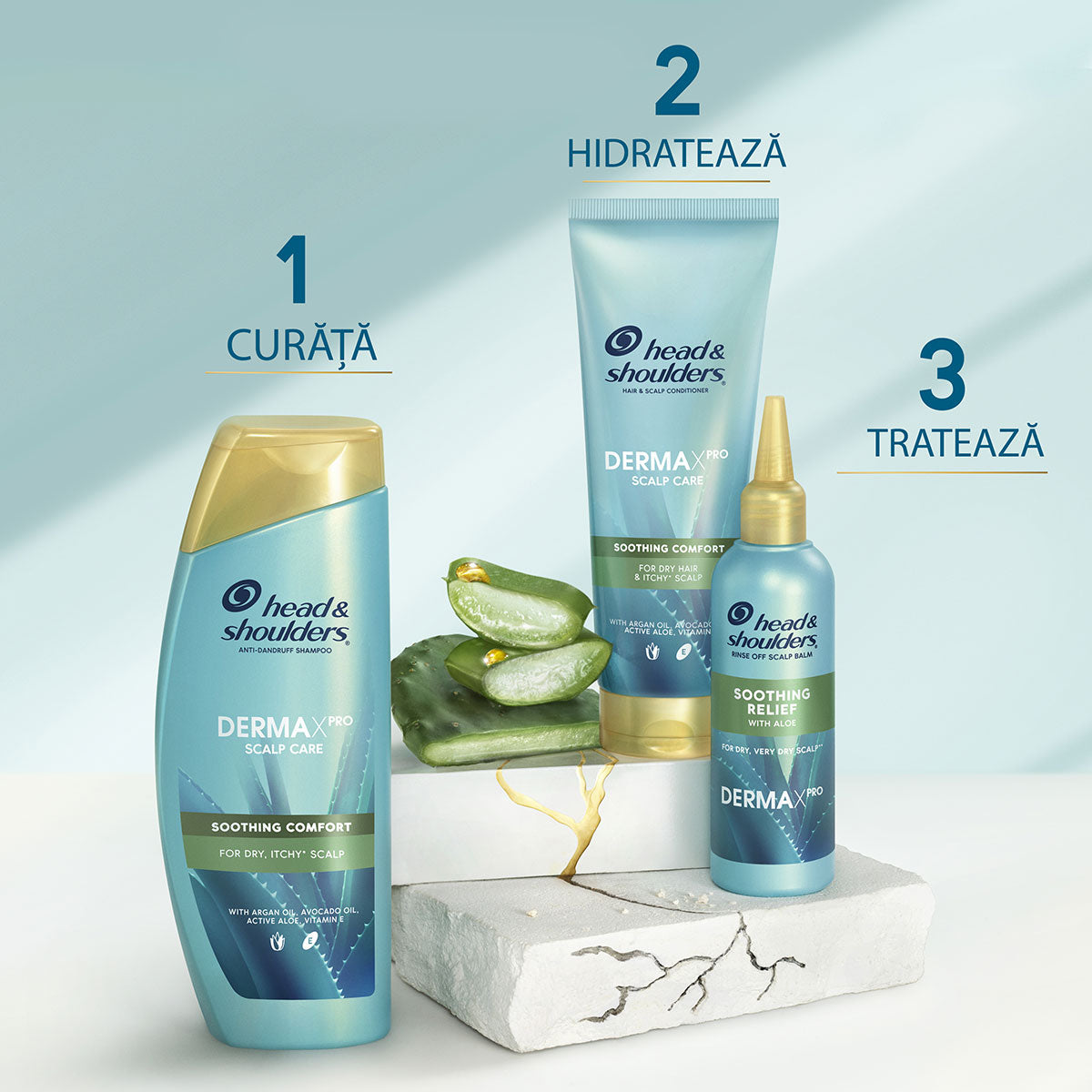 HEAD&SHOULDERS Derma X Pro Smoothing Comfort, balsam de - Imagine 3 [ps:a2010da9-f33e-4623-9694-20046d9175b1]