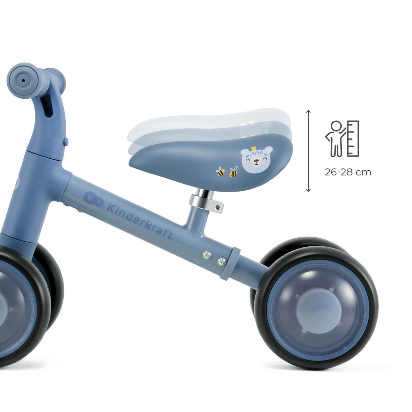 BICICLETA ECHILIBRU CUTIE FLASH, BLUE Kinderkraft - Imagine 6 [ps:08b4951d-a160-4eec-ab16-2485f3dd96ca]