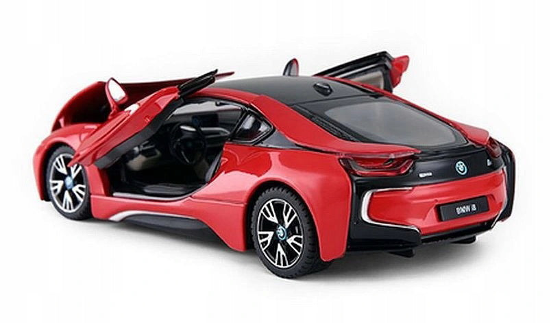 MASINUTA METALICA BMW I8 ROSU SCARA 1 LA 24 [ps:81aa685b-6845-403f-a0ce-d241573e3437]