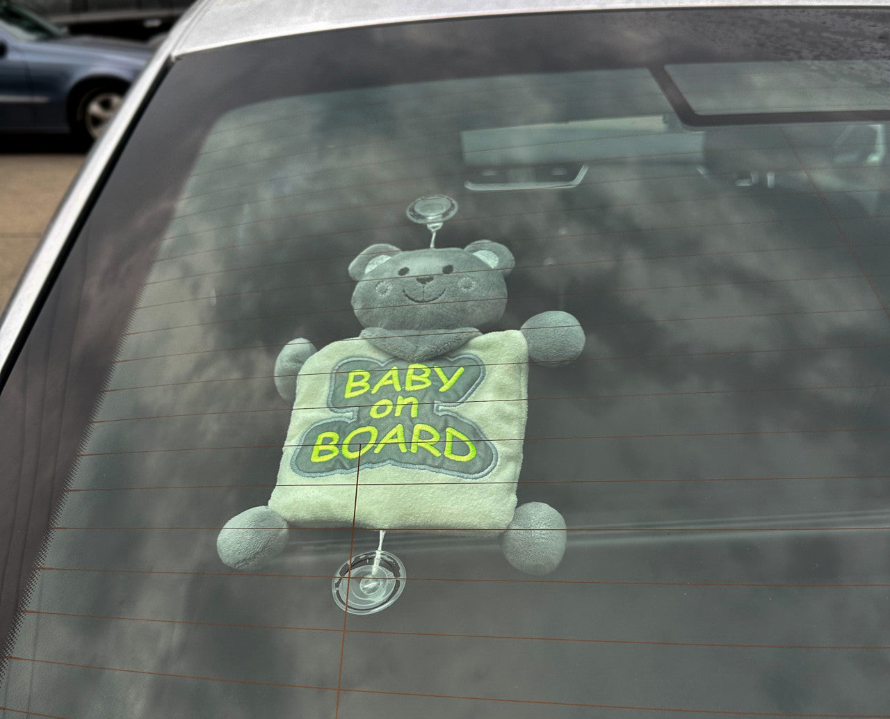 Semn reflectorizant Baby on Board BabyJem, verde - Verde