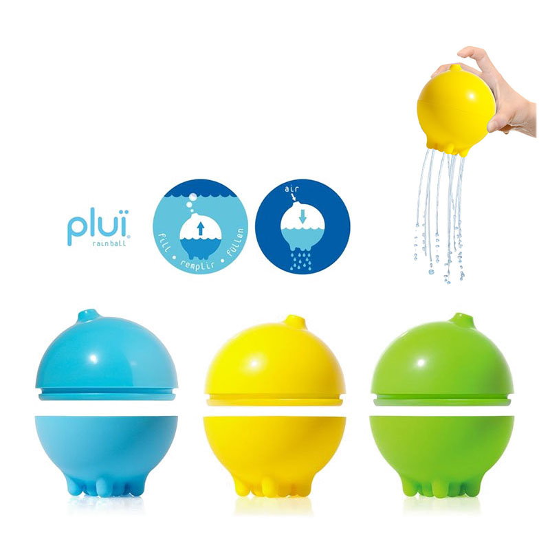 Plui Rainball Albastru Moluk - Mingiță Senzorială cu Apă - Galben (2) [ps:7df7df03-136a-4261-b27e-48a56f131fc6]
