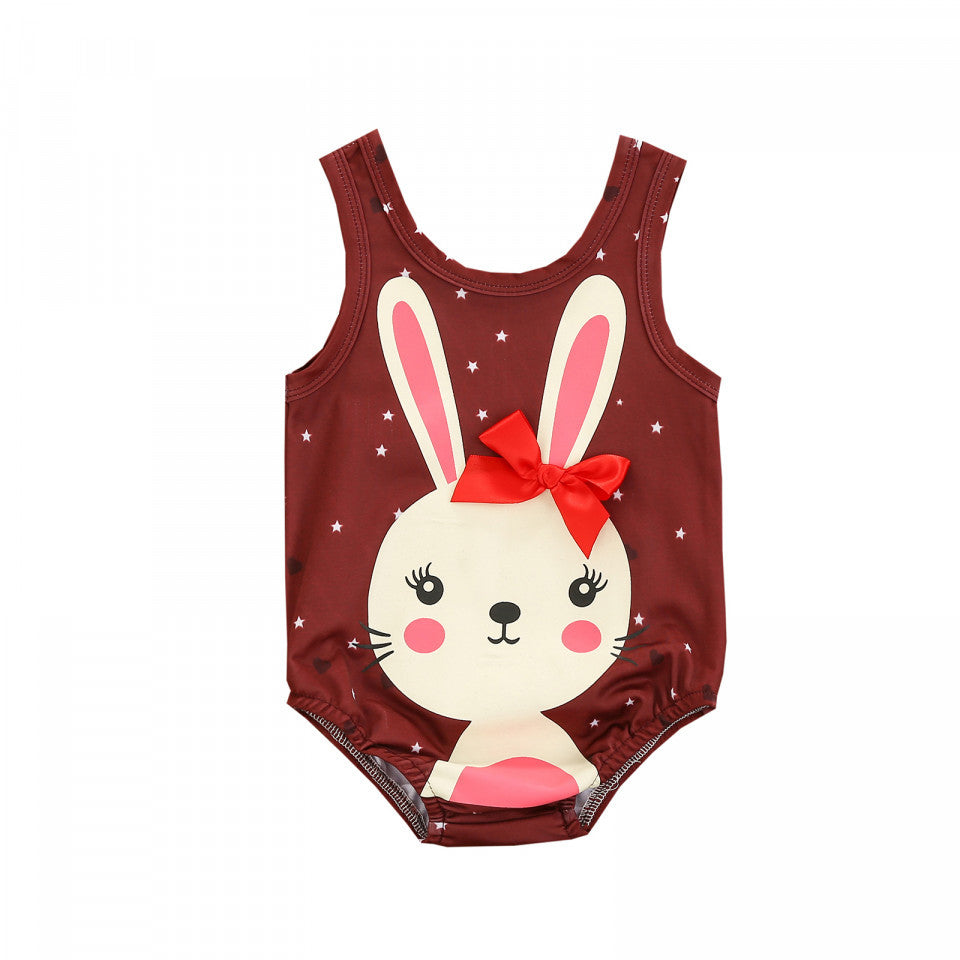 Costum de baie Iepuri cu fundita Drool (Culoare: Maro, - 70