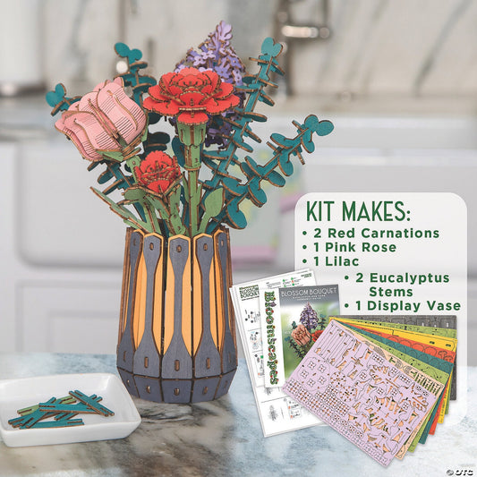 Set Constructie Buchet Flori Lemn Bloomscapes MindWare 450 - Default Title (2) [ps:c4d5303d-ad7a-4230-9333-8f5bec117208]