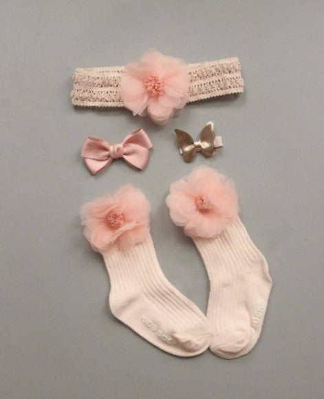 Set 4 piese - sosete cu accesorii Drool (Model: F) - Imagine 2