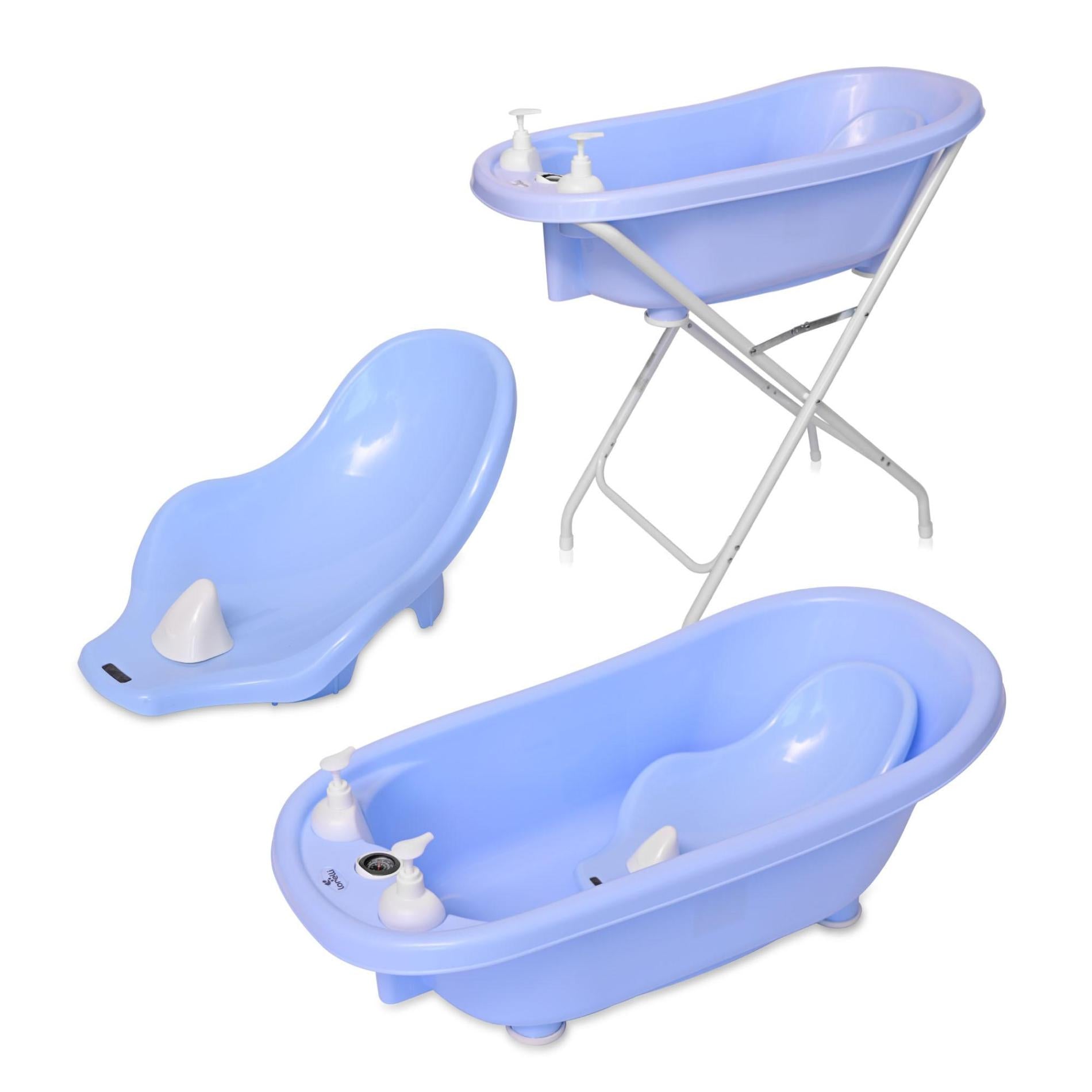 Set Cada Bebe Lorelli 88 cm cu Termometru și Reductor - Blue (2) [ps:57600e2f-0c9a-4a92-a303-04b83bcdf487]