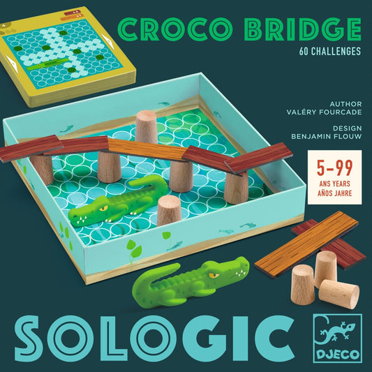 Joc de logica Podul crocodilului, Djeco - Imagine 3 [ps:377a0e83-7b1a-4fd4-88a2-f05e71f2bfe2]