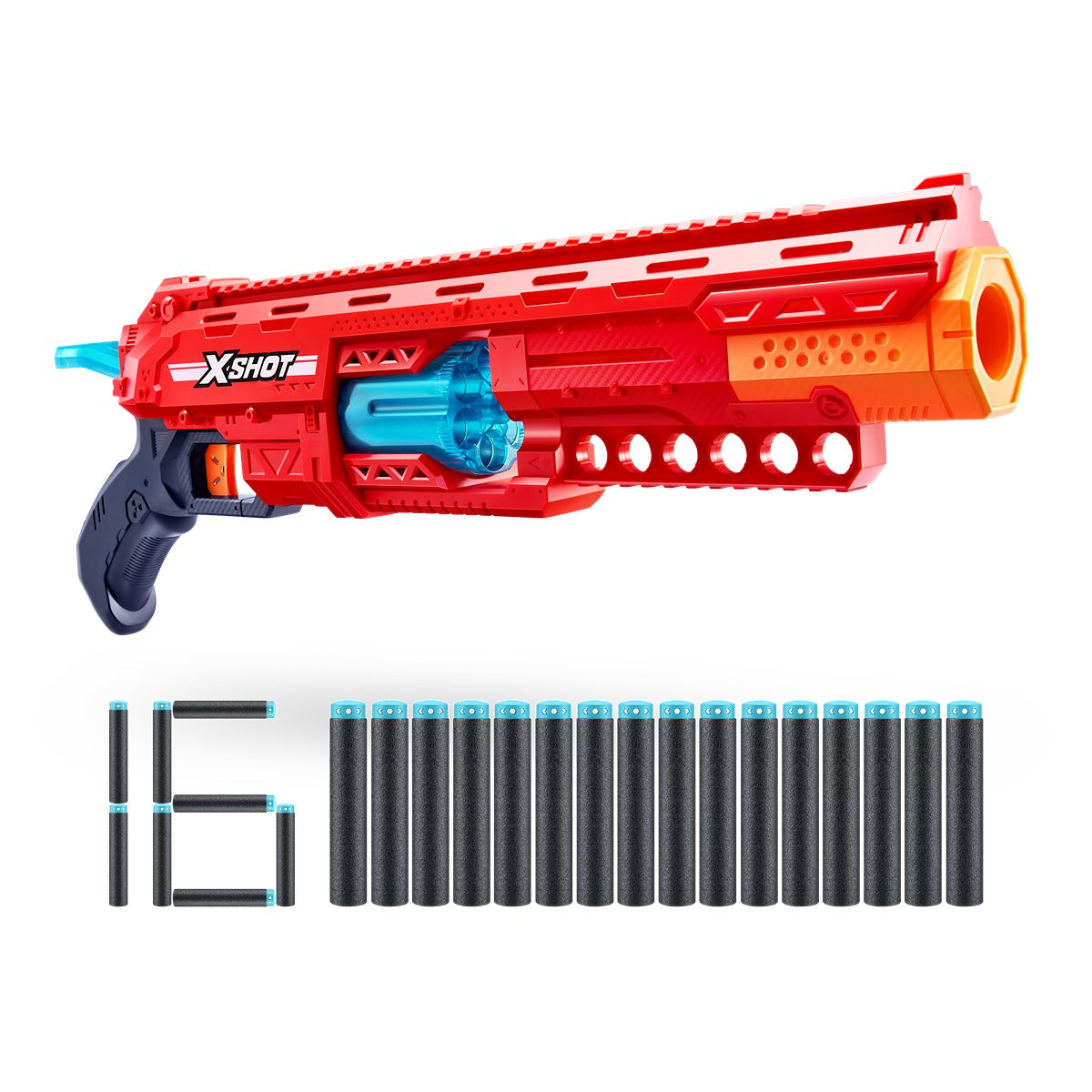 X-SHOT Excel Caliber - Armă Jucărie cu 16 Proiectile - Default Title (2) [ps:10b89df9-3941-4347-9b67-c4b9ef9ccb1b]