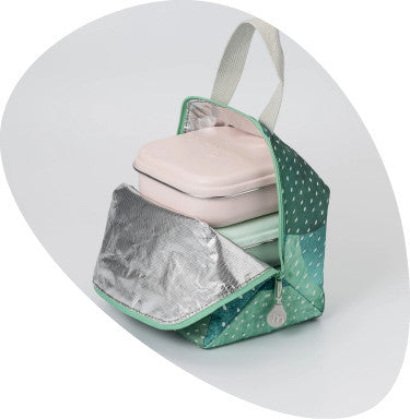 Set geanta termoizolanta Mealtote cu cutie Grow bento, - Imagine 2